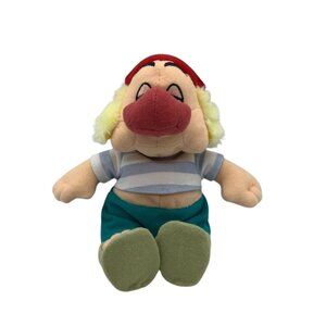Disney Store Peter Pan Smee Plush Toy 8” Polyester & Plastic HAS TAG